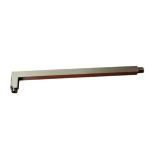 Tubo largo 35 cm Cuadrado Oro
