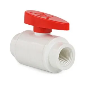 Válvula Bola PVC con rosca 1/2