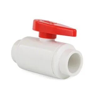 Válvula Bola PVC sin rosca 3/4″