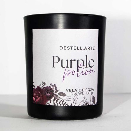 Vela de Soja Destell.arte Aroma Purple Potion 150 gr