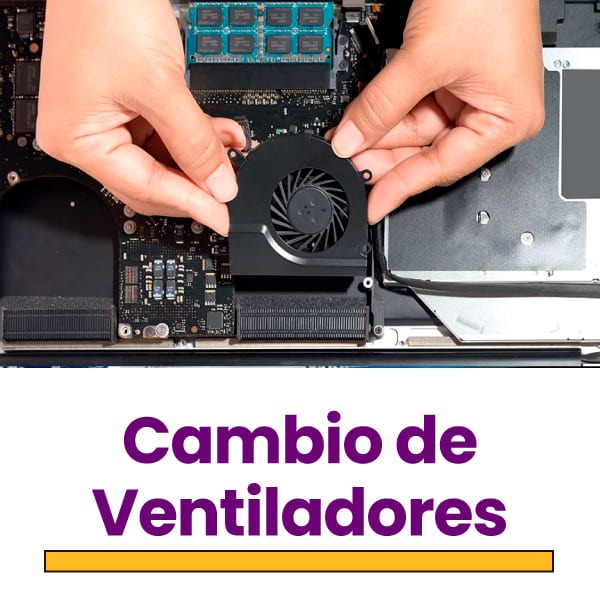 Cambio de ventilador para laptop