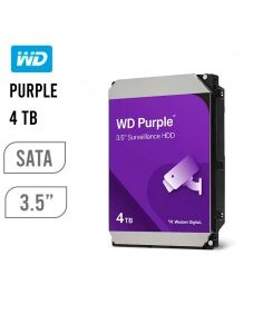 DISCO DURO WESTERN DIGITAL 4TB PURPLE SATA III 6GB/S WD43PURZ