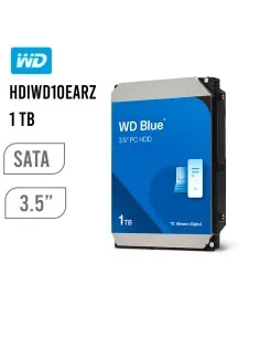 DISCO DURO WESTERN DIGITAL WD10EARZ 1TB SATA 6GB/S 3.5 5400RPM CACHE 64MB