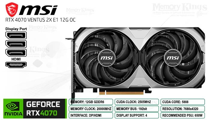 MSI Ventus RTX 4070