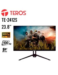 MONITOR TEROS 23.8" ( TE-2412S ) GAMING | PANEL IPS | 100HZ - 1 MS | VGA - HDMI - SPEAKER