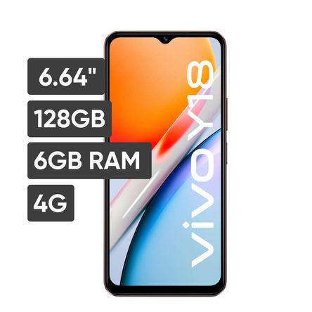 Smartphone VIVO Y18 6.64" 6GB 128GB 50MP + 0.08MP Black Burgundy