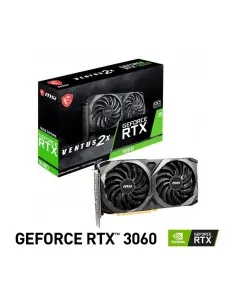TARJETA DE VIDEO MSI GEFORCE RTX 3060 12GB GDDR6 VENTUS 2X OC ( 912-V397-664 ) 192 BITS