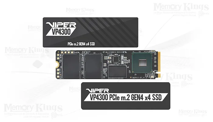 UNIDAD SSD M.2 PCIe 2TB PATRIOT VIPER GAMING VP4300 PC|PS5