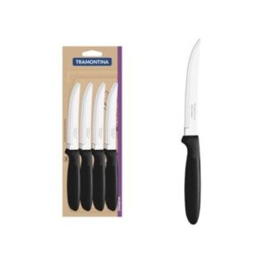 Cuchillo Asado Ipanema Negro X 12 Pzs