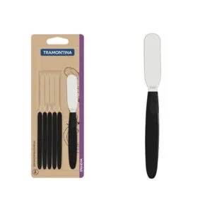 Espatula Para Mantequilla Ipanema Negro X 6 Pzs