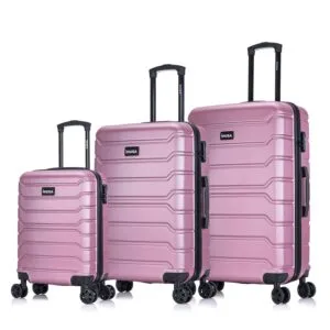 Maletas De Viaje Set De 3 Inusa Trend Rosado TRJR