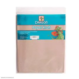 Papel Kraft 50 G 75 X 120 Cm X 3 Und