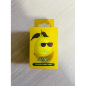 Esponja de fruta de limón para maquillaje