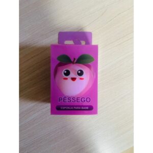 Esponja de fruta de melocotón para maquillaje