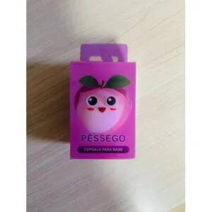 Esponja de fruta de melocotón para maquillaje