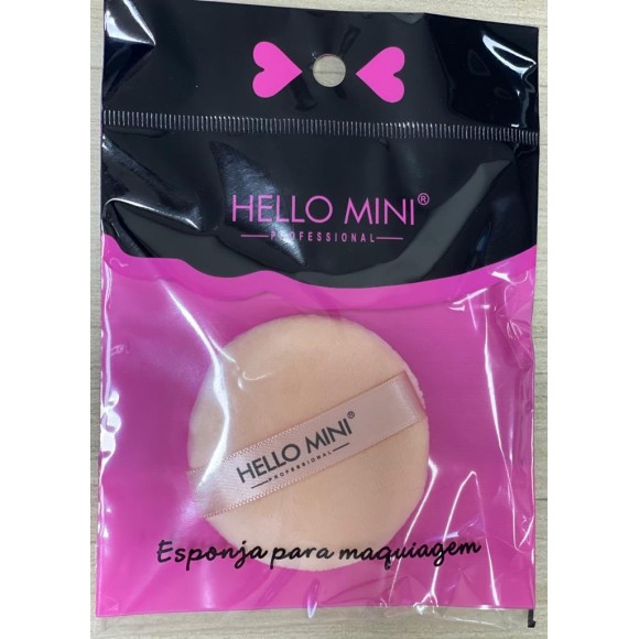 Hello Mini esponja de maquillaje en polvo de microfibra