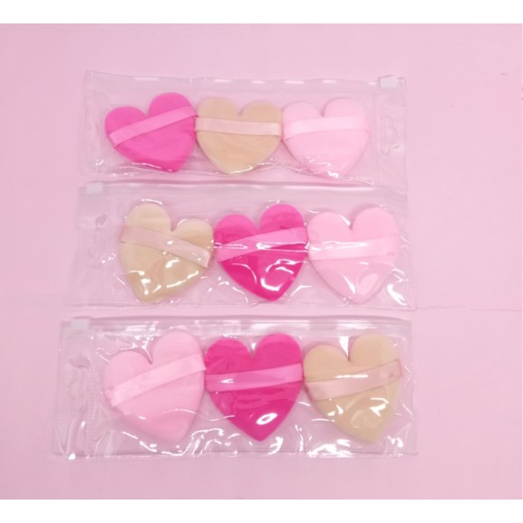 Kit 3 Esponja con Corazón Necesario