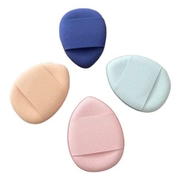 Kit 4 Mini Esponjas Dedo para Maquillaje