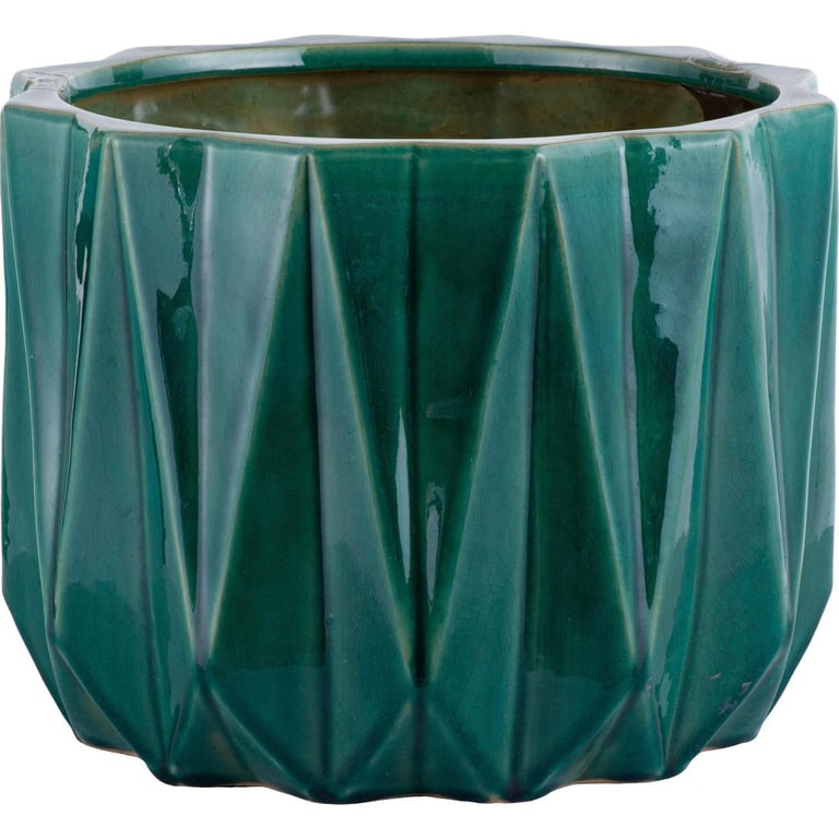 "Maceta Nui Color Verde Jade 33x26x"