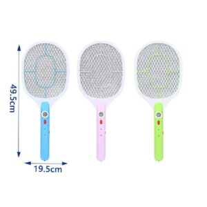 "Raqueta Eléctrica Matamosquitos con Linterna"