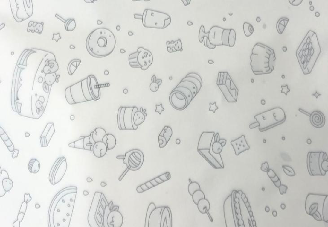 PAPEL MANTECA CON DISEÑO 1 COLOR