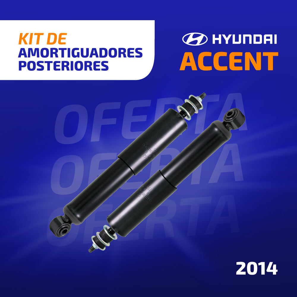 Kit Amortiguadores Posteriores HYUNDAI ACCENT M1400 (2014)
