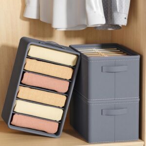 Organizador de ropa de 6 compartimentos