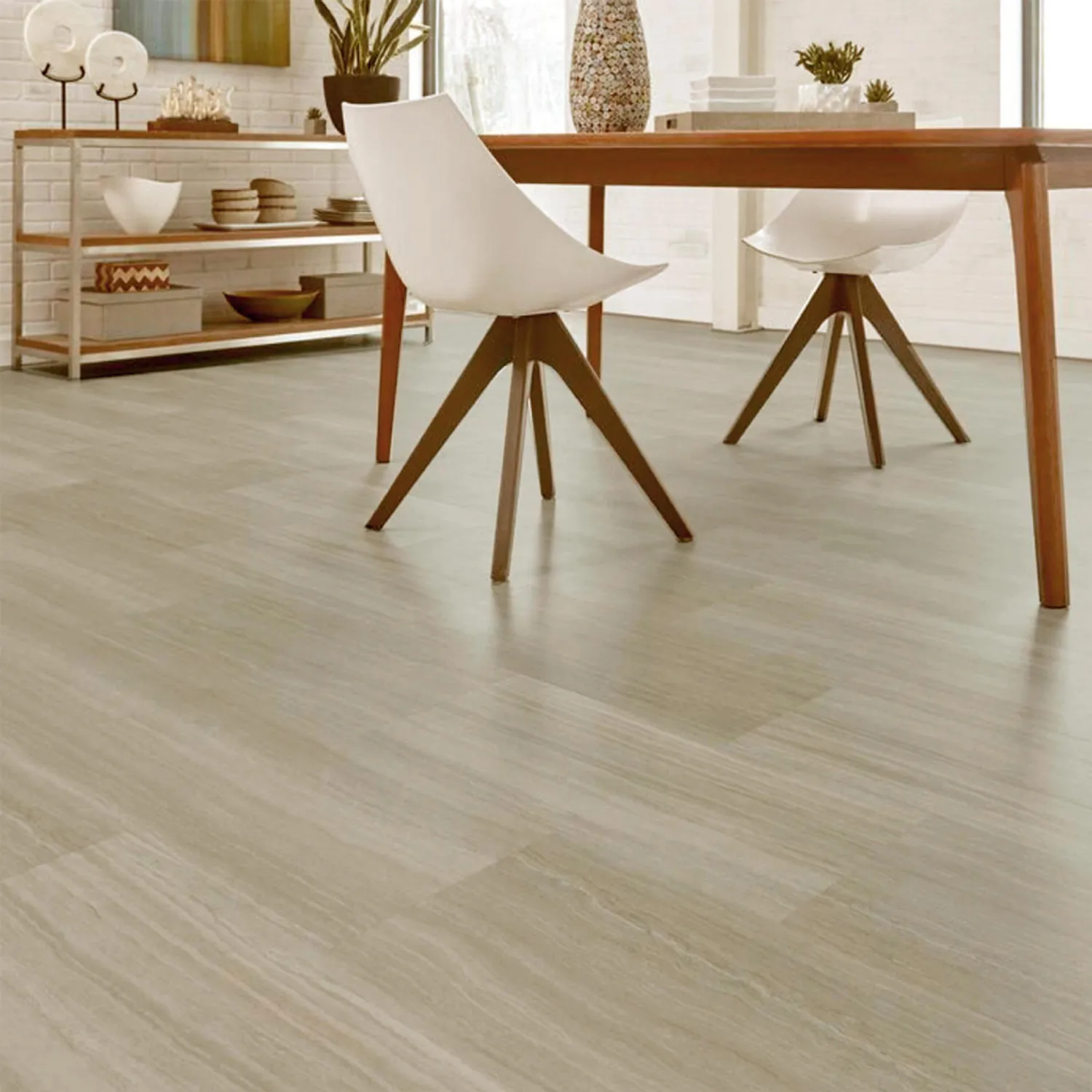 Piso SPC con click plomo devi 5.5mm 122x18cm caja 2.2m²