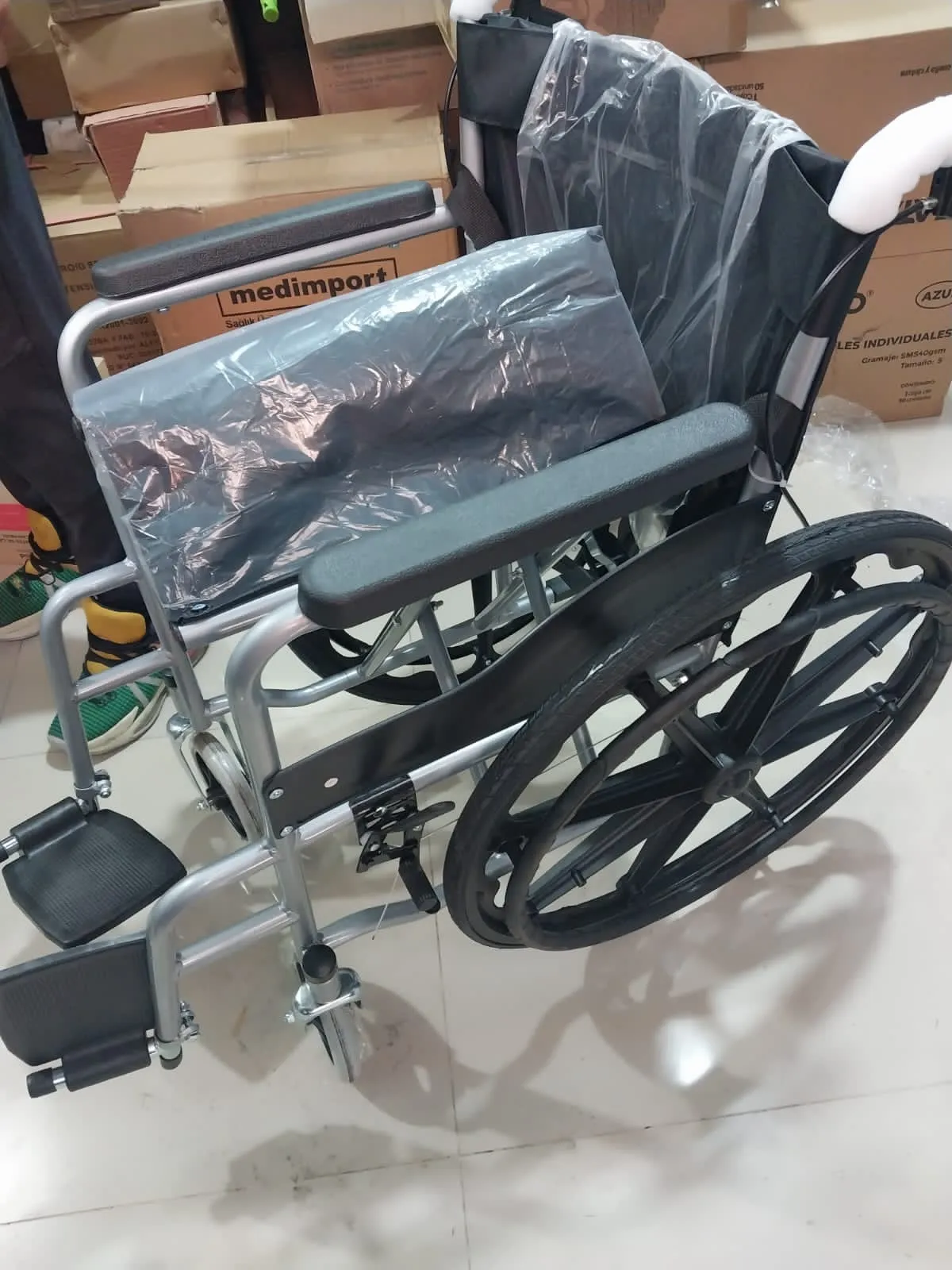 Silla de Ruedas metálica Flucare