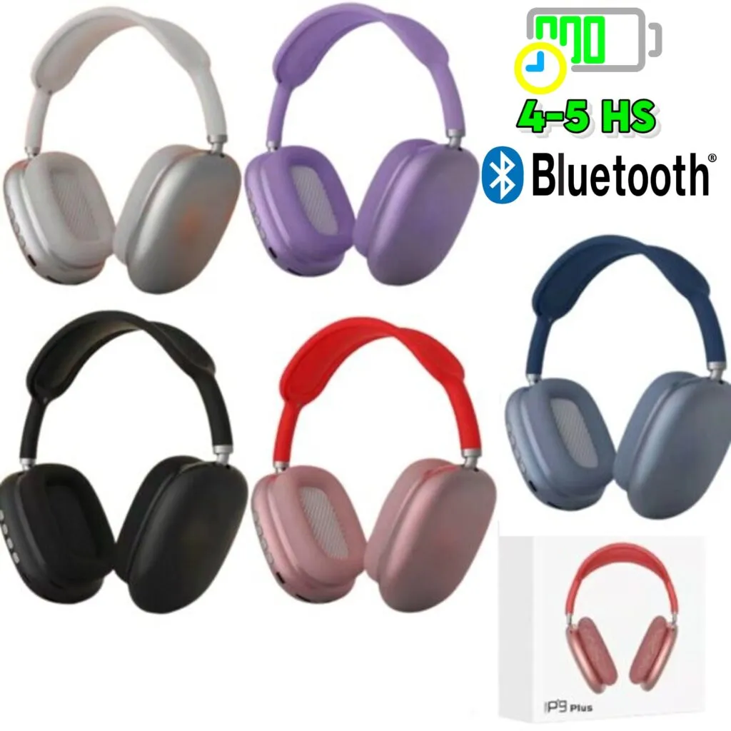 Bluetooth Modelo Vincha P9 Plus Max