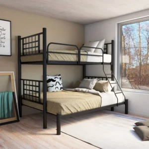 Camarote Triple 1.5 Plazas DMuebles Lisboa con Escalera 4 Cajones