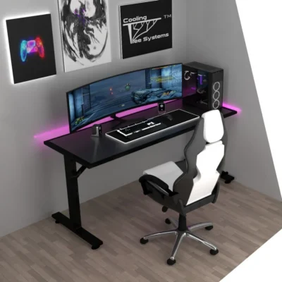 Silla Gamer Extingtion 115° Masajeador Lumbar y Apoya Pies Keegan – Verde