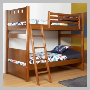 Camarote Triple 1.5 Plazas DMuebles Lisboa con Escalera 4 Cajones