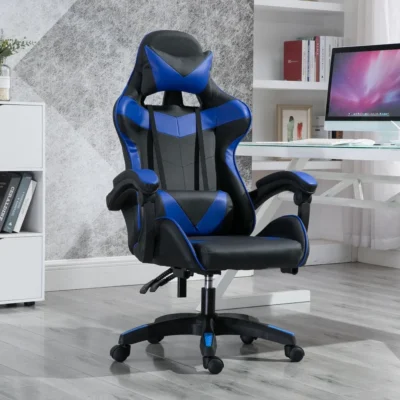 Silla Gamer Extingtion 115° Masajeador Lumbar y Apoya Pies Keegan – Verde