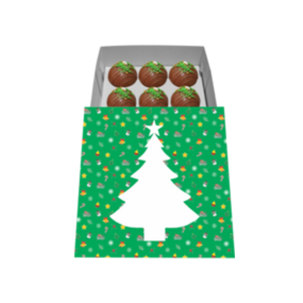 Cajas para bombones con diseño de arbol