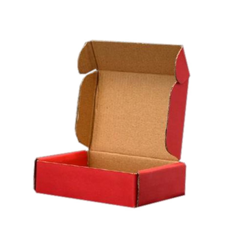 Caja para envio roja