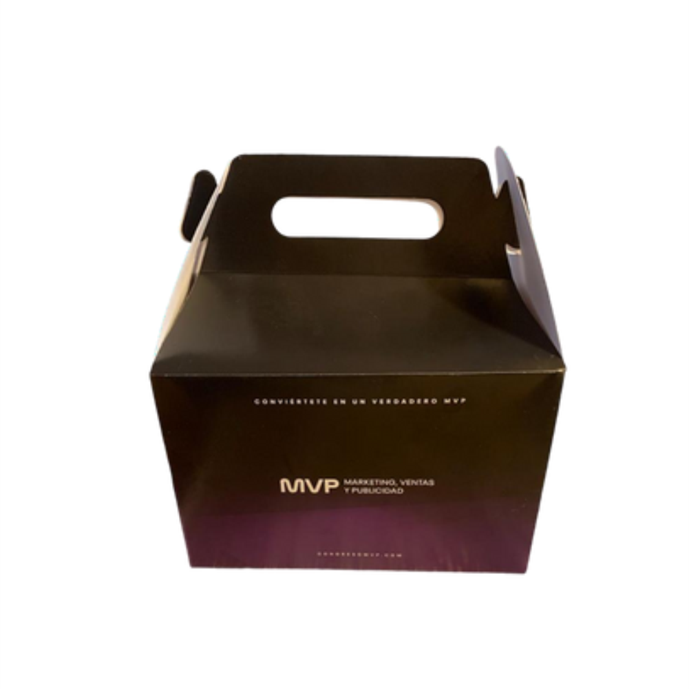 Cajas tipo lonchera con diseños