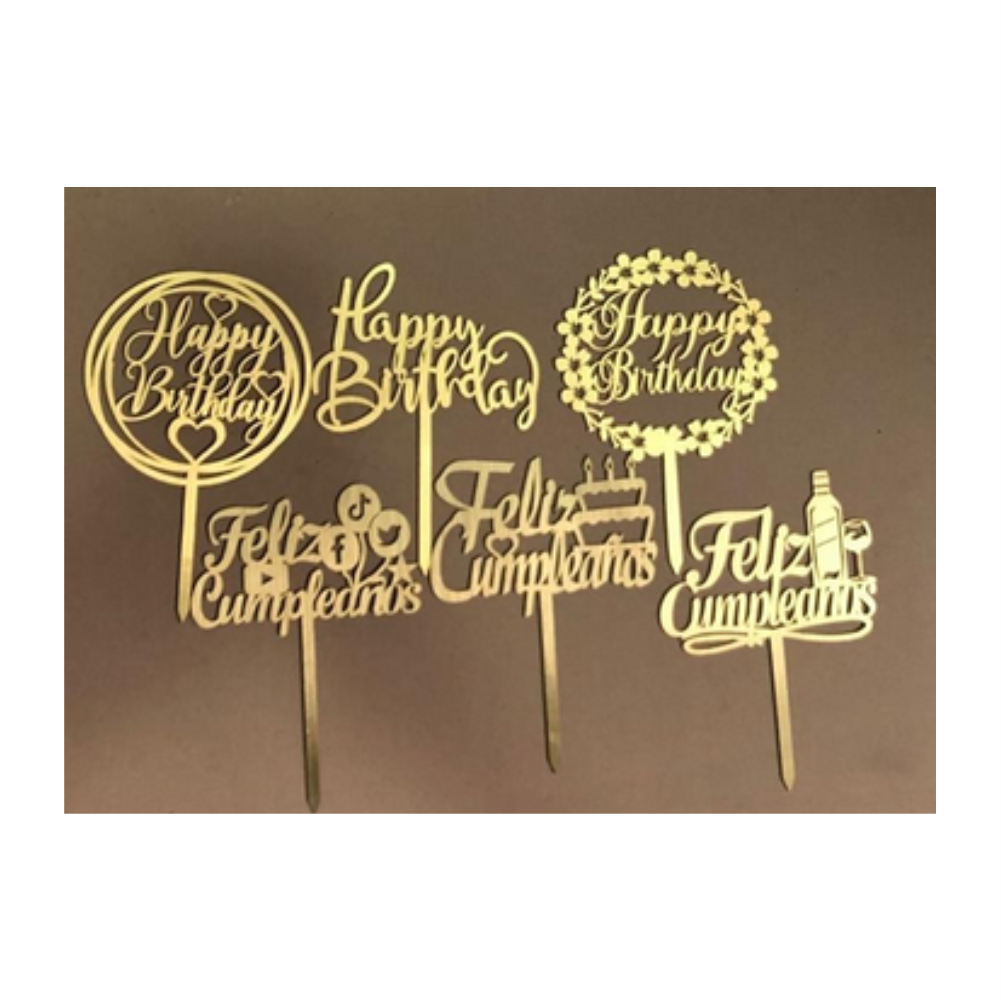 Toppers/adornos para torta