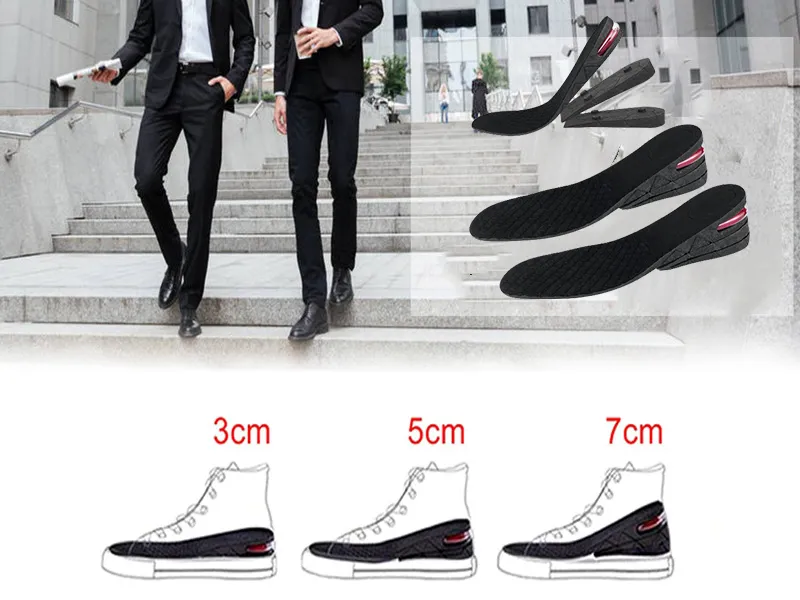 Plantillas Elevadoras Crece de 3 Hasta 7cm