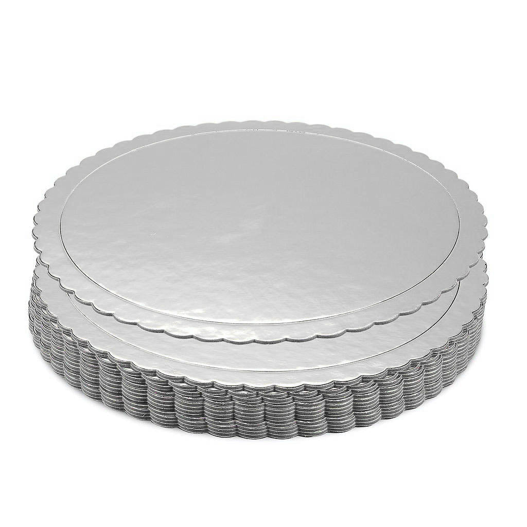 BASE CIRCULAR #40 - PLATEADA