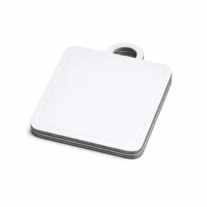 PISOS PARA PORCION DE TORTA BLANCO CUADRADAS (10x10)