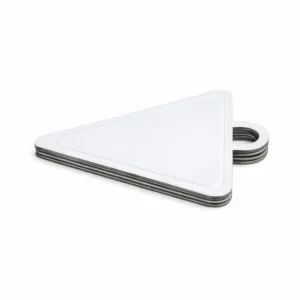 PISOS PARA PORCION DE TORTA BLANCO TRIANGULAR (10X14)